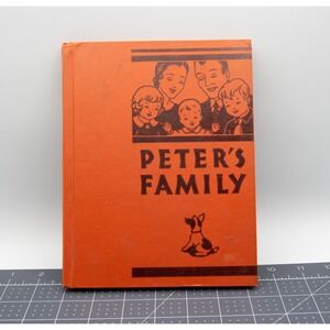 Vintage 1935 Peter's Family A Social Studies Primer Scott Foresman Hardcover